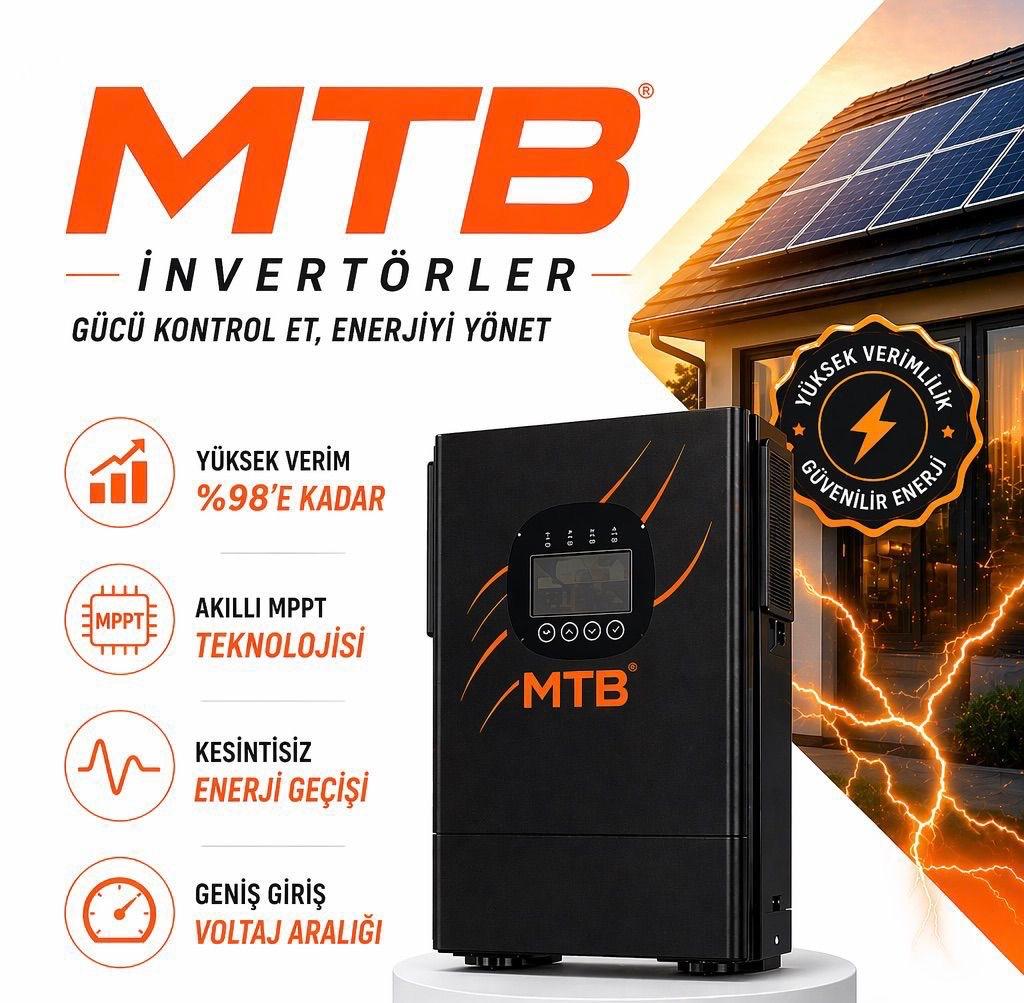 MTB-P12kW - Premium 48V 12kW (Paralel /Wi-Fi/ Dual Output)